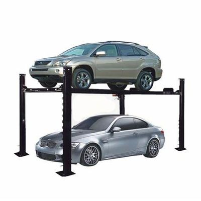Steel Rope 4 Post Hydraulic Car Parking System 2000kg