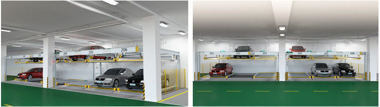 Dwupoziomowy system parkowania PSH Dwupoziomowy 2-piętrowy podnośnik samochodowy